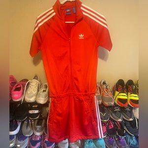 Big Kids size XL or can fit Women’s Small; cute Adidas one price sporty dress